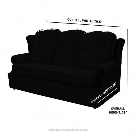 3 Seater Verona Sofa in Gerona Forest Heavy Boucle Fabric | Beaumont