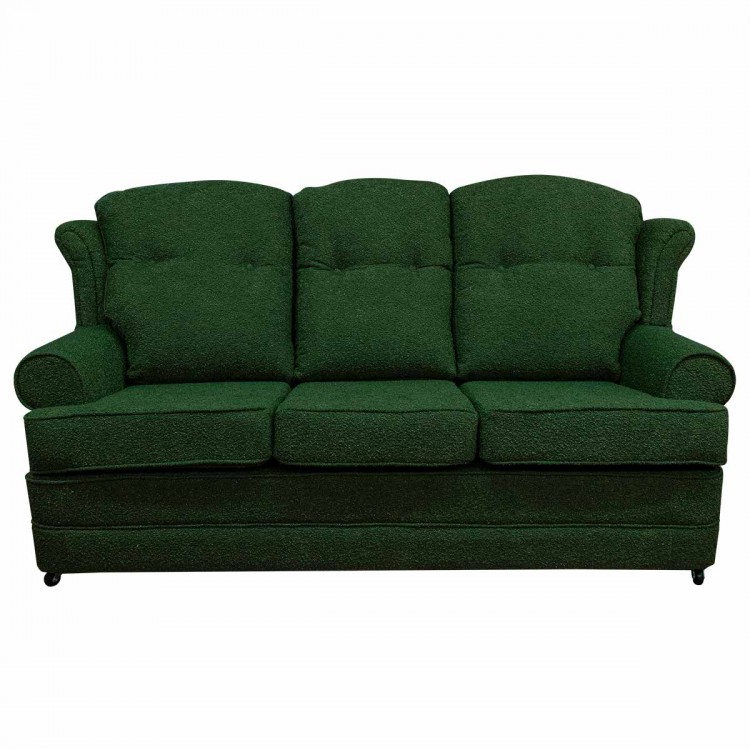 3 Seater Verona Sofa in Gerona Forest Heavy Boucle Fabric | Beaumont