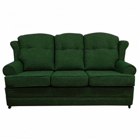 3 Seater Verona Sofa in Gerona Forest Heavy Boucle Fabric | Beaumont