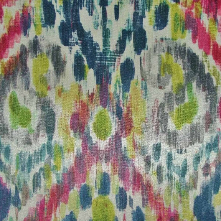 Chaise Longue in a Prints Kilim Print Tie-Dye Fabric | Beaumont