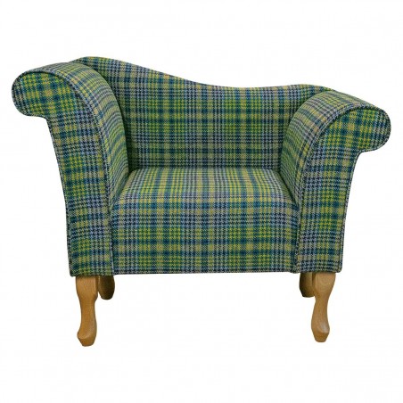 Chaise Chair in Bologna Tartan Dijon Fabric BOL3257 | Beaumont