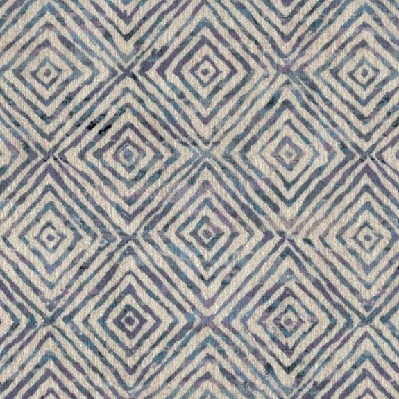 41" Mini Chaise Longue in Accento Diamond Lavender Fabric