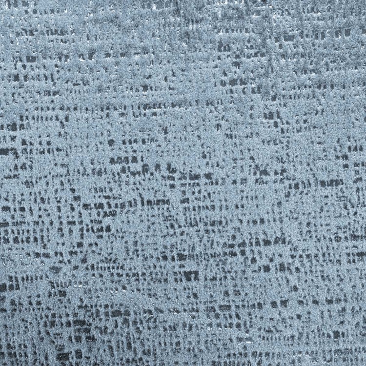 Metallic Aqua Fleck Fabric