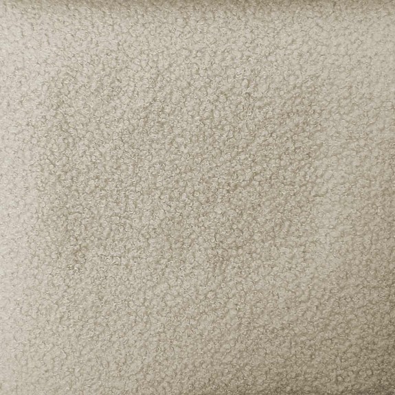 Buttoned Bedroom Chair in Teddy Ivory Fleece Borg Fabric