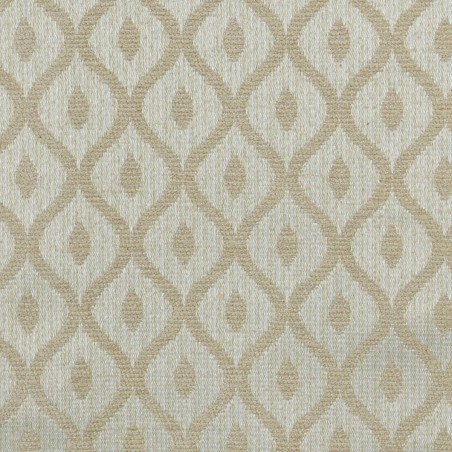 Standard Wingback Chair in Woburn Trellis Beige Fabric | Beaumont