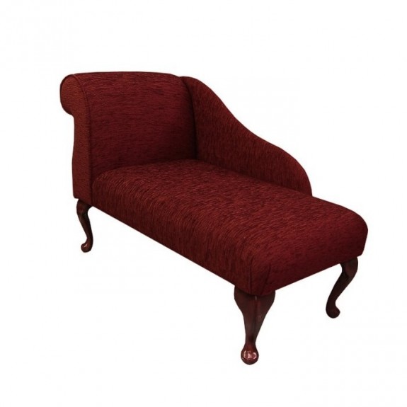 Mini Chaise Longue in a Carnaby Flame Fabric SR15929 | Beaumont