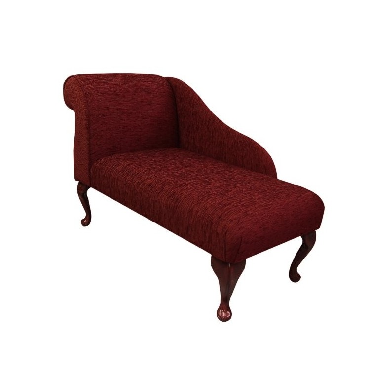 Mini Chaise Longue in a Carnaby Flame Fabric SR15929 | Beaumont