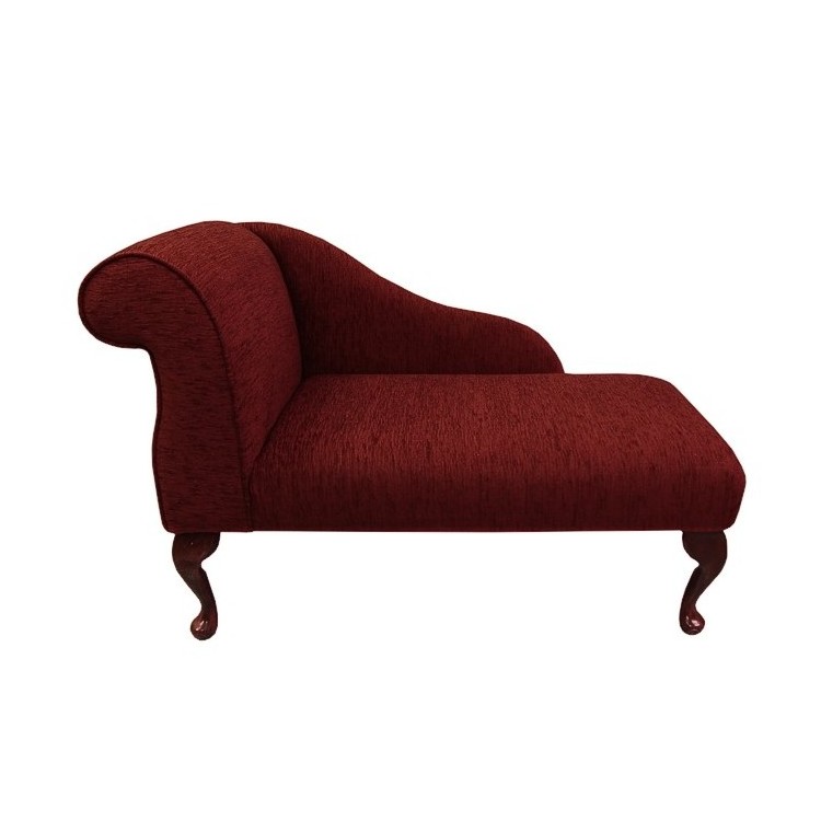 Mini Chaise Longue in a Carnaby Flame Fabric SR15929 | Beaumont