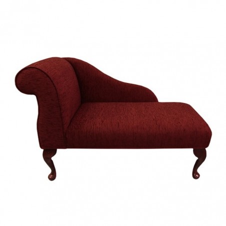 Mini Chaise Longue in a Carnaby Flame Fabric SR15929 | Beaumont