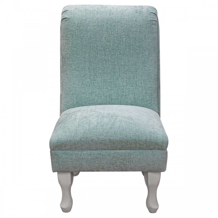 Bedroom Chair in Como Glacier Textured Weave Fabric COM3670 | Beaumont
