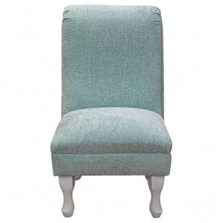 Bedroom Chair in Como Glacier Textured Weave Fabric COM3670 | Beaumont