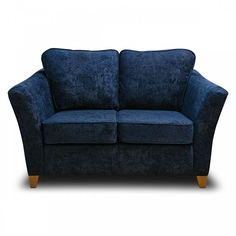 Diana Two Seater Sofa in Alaska Midnight Chenille Fabric | Beaumont
