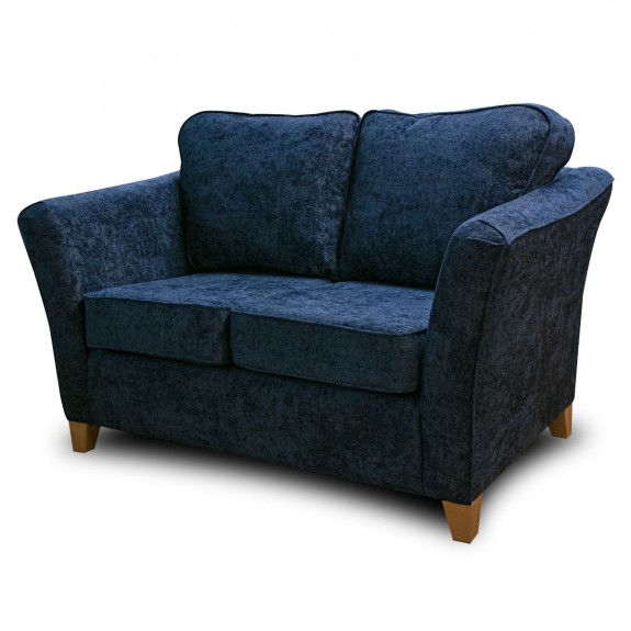 Diana Two Seater Sofa in Alaska Midnight Chenille Fabric | Beaumont