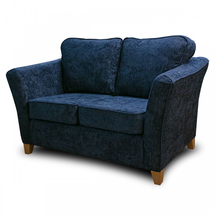 Diana Two Seater Sofa in Alaska Midnight Chenille Fabric | Beaumont