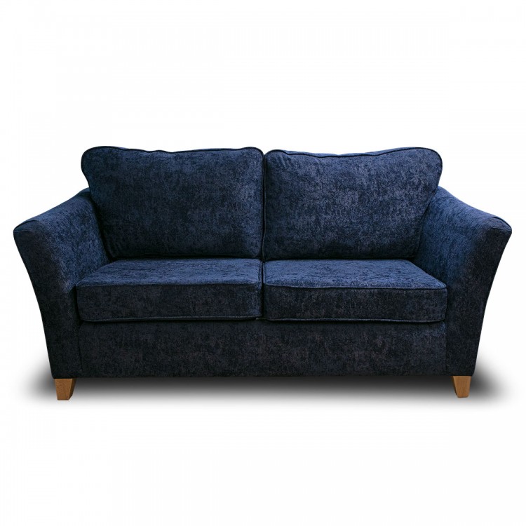 Diana Three Seater Sofa in Alaska Midnight Chenille Fabric | Beaumont