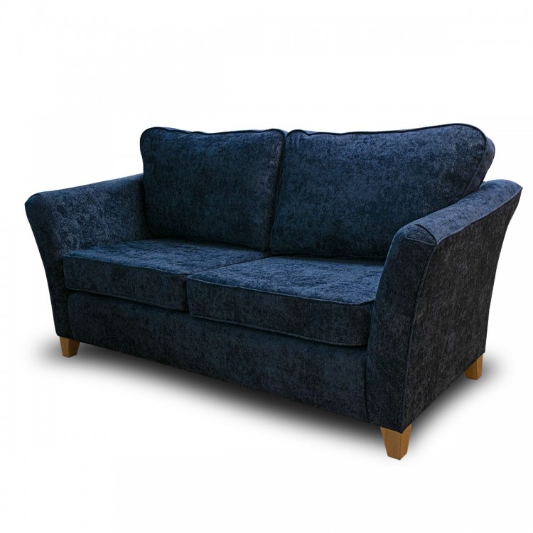 Diana Three Seater Sofa in Alaska Midnight Chenille Fabric | Beaumont