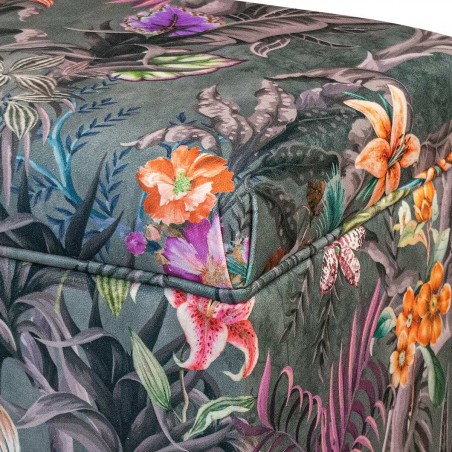 Tall Storage Ottoman in Maestro Ribera Fabric MAE3365 | Beaumont