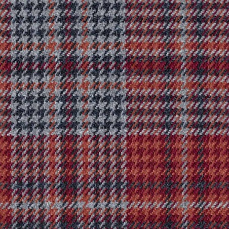 Medium Bench in Bologna Tartan Port BOL3261 | Handmade Beaumont UK
