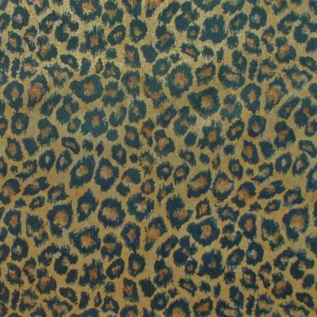Medium Chaise Longue in Prints Leopard Print Fabric | Beaumont