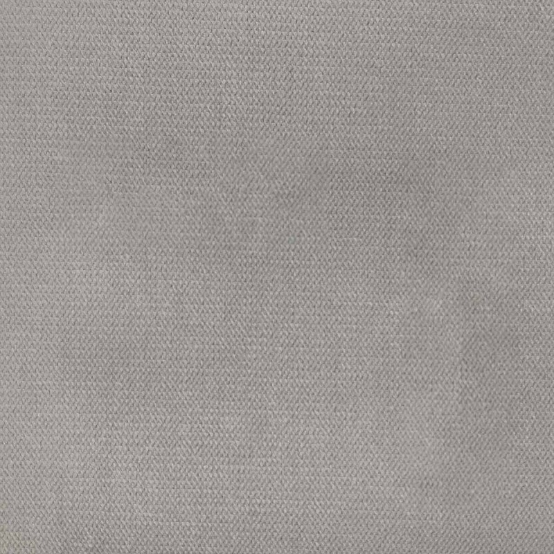 Buttoned Blanket Box in Malta Silver Deluxe Velvet Fabric | Beaumont