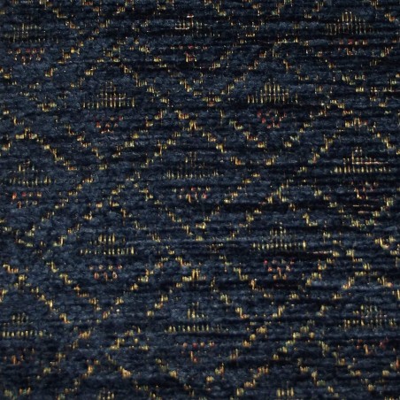 Compact Window Seat in a Camden Diamond Navy Fabric  | Beaumont