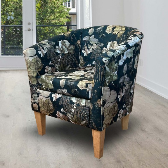 floral tub chair