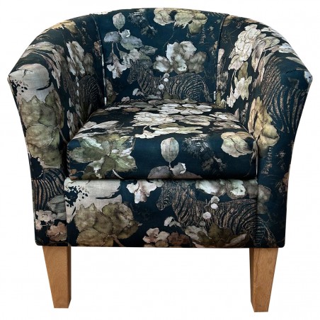 floral bucket chair