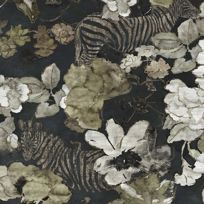 floral fabric close up for tub chair