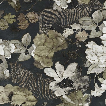 floral fabric close up for tub chair