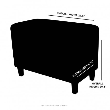 Zebra Storage Ottoman