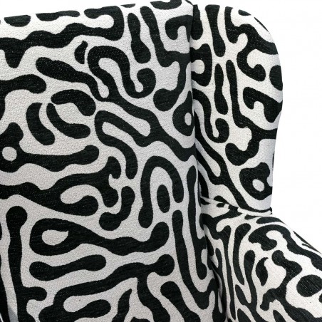 Zebra print Fireside Chair