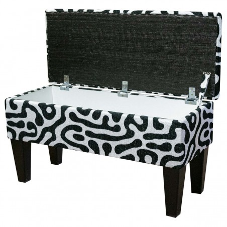 Zebra print stool