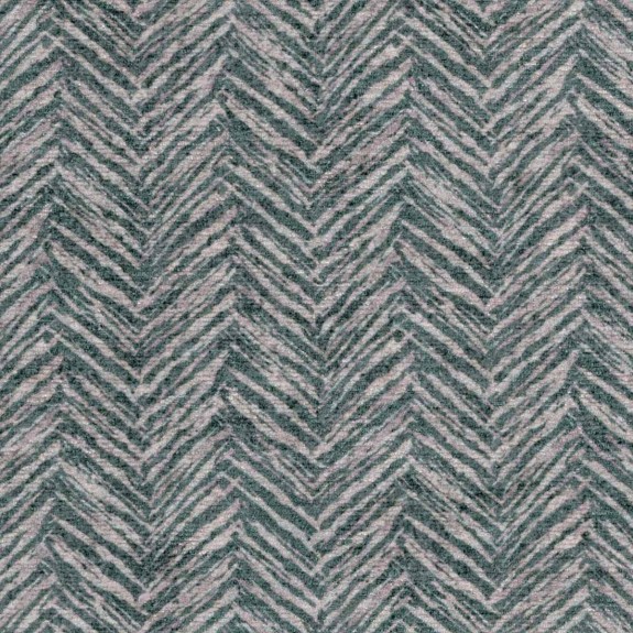 Square Storage Pouffe in Accento Chevron Beige Upholstery Fabric
