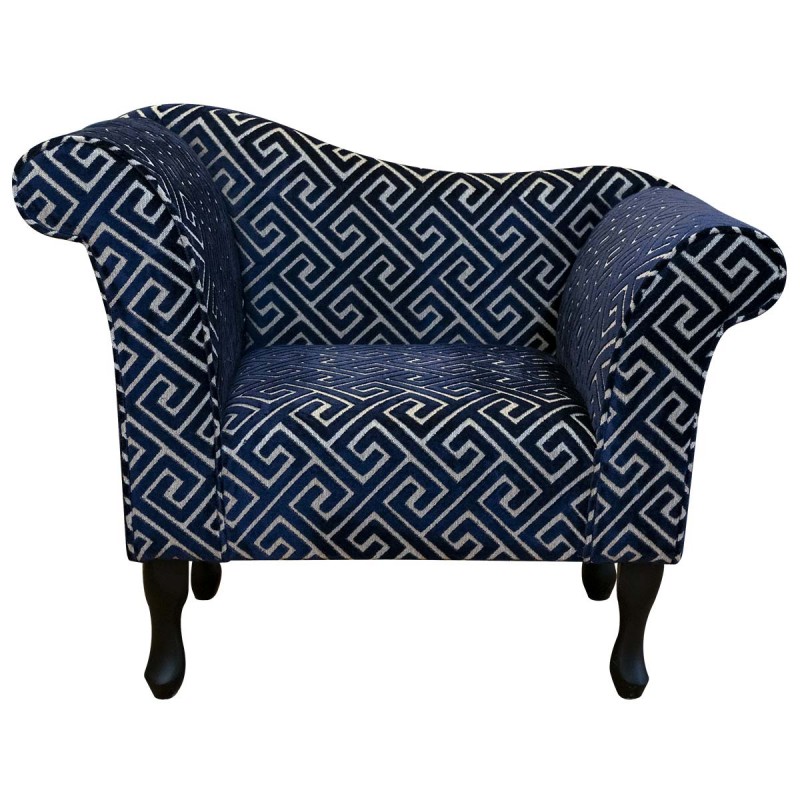 luxury navy chaise chair