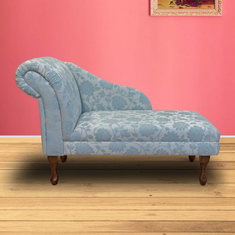 Woburn Blue Floral chaise longue