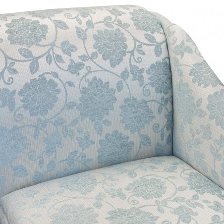 Handmade British chaise longue with floral design