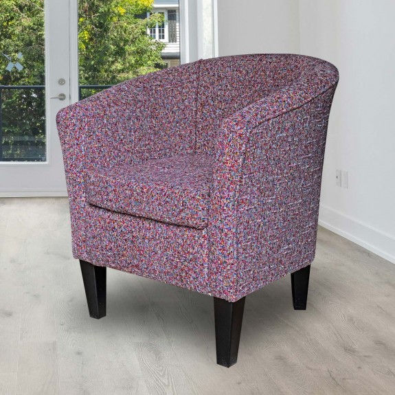 multi coloured tub chair