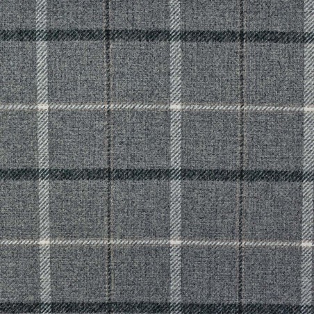 Sophie Tartan Zinc Fabric