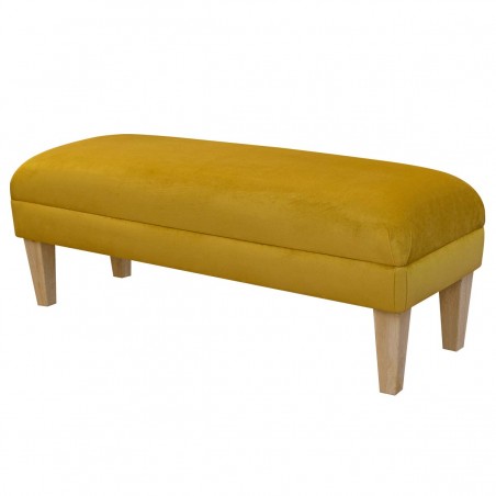 Gold Velvet Bench