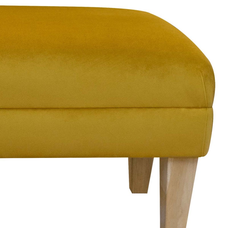Luxury Gold Velvet Bench