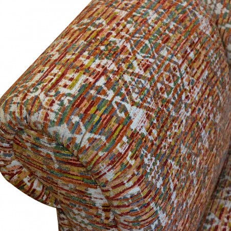 damask chaise lounge arm