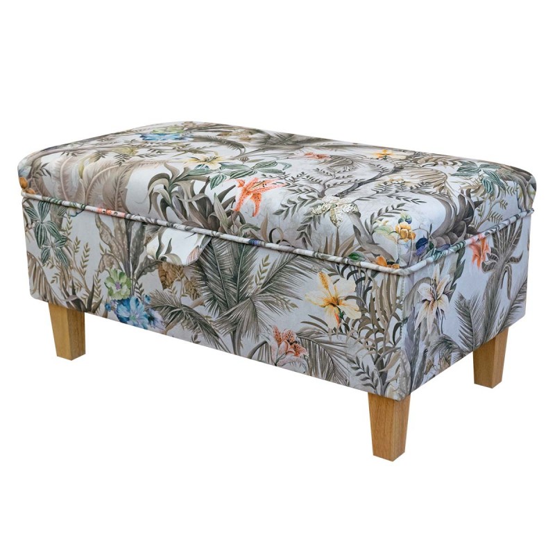 Tropical footstool with Storage