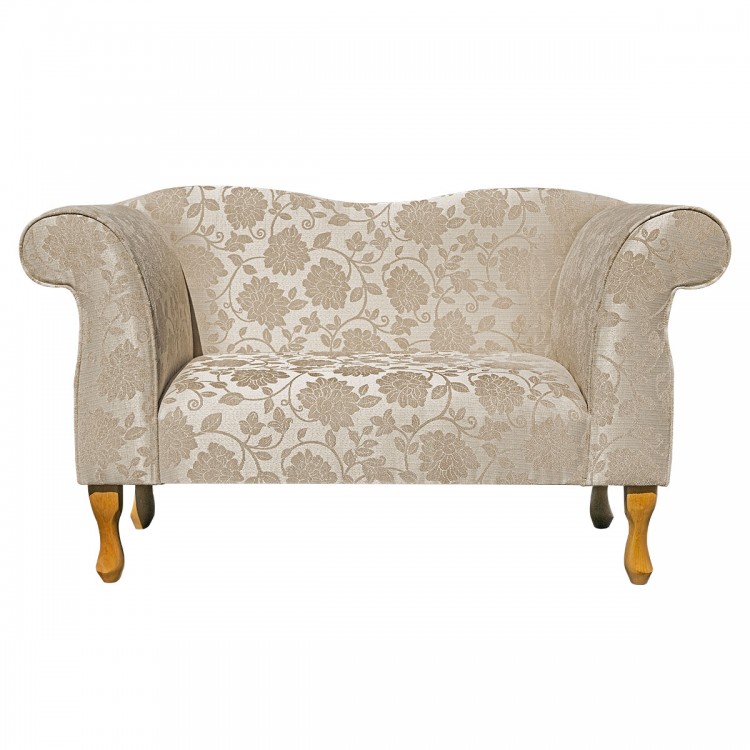 Small Chaise Sofa in a Woburn Floral Beige Fabric SR17072 | Beaumont