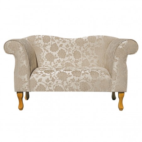 Small Chaise Sofa in a Woburn Floral Beige Fabric SR17072 | Beaumont