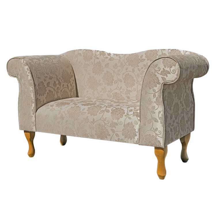 Small Chaise Sofa in a Woburn Floral Beige Fabric SR17072 | Beaumont
