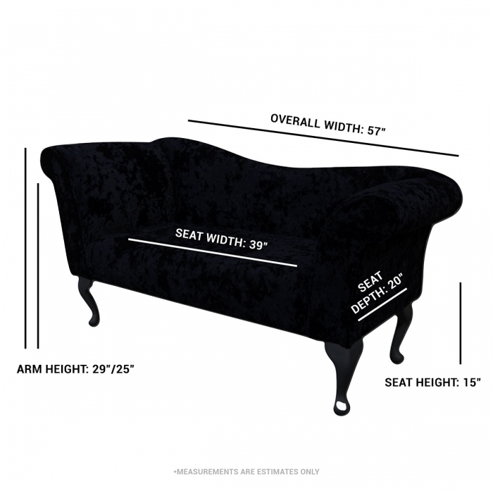 chaise sofa dimensions