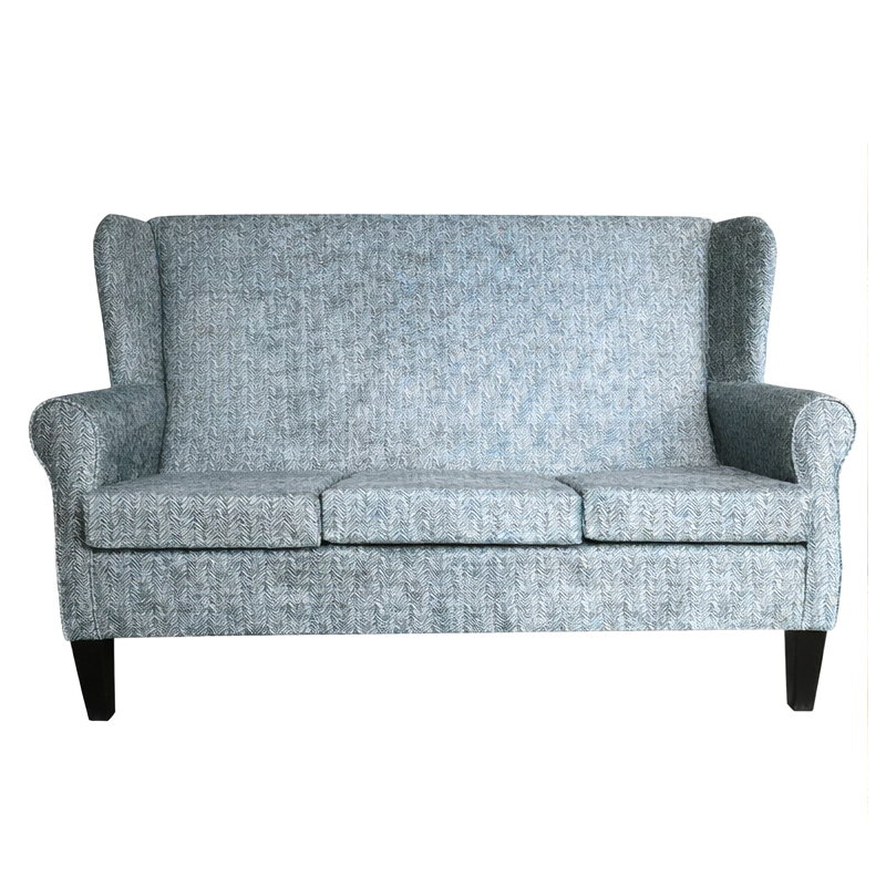 3 Seater Wingback Sofa Front