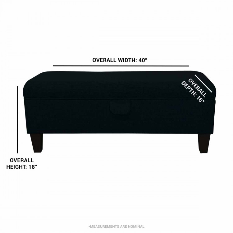 Storage Bench Stool dimensions