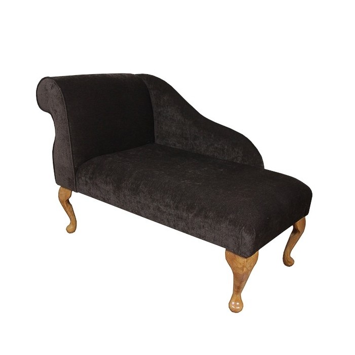 41" Mini Chaise Longue in a Pimlico Mocha Fabric