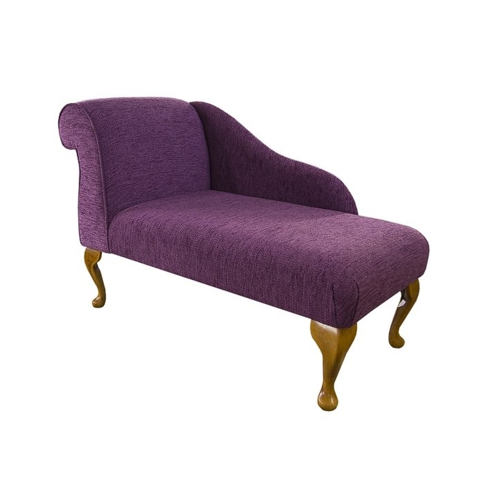 Lilac boucle chaise longue